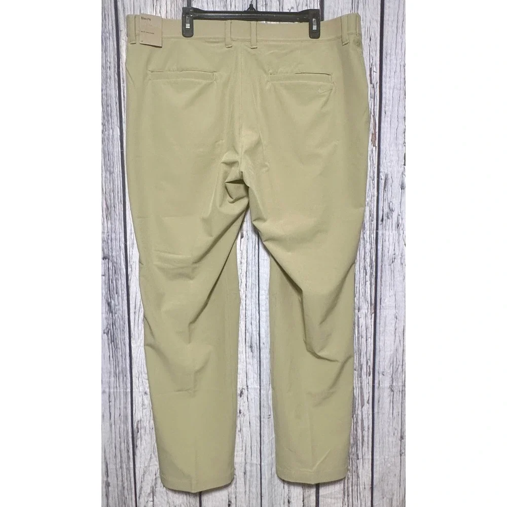 Nike Golf Dri-FIT‎ Tour Pants Mens 40x32 Slim Fit Khaki Tan FD5624-250 NWT